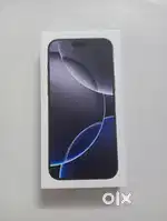 16 pro Max - 256 gb , black titanium, New , unopened ,  indian piece