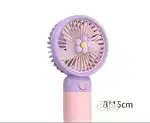 Mini Portable Rechargeable Fan, Powerful Hand Fan Dual Motors Personal