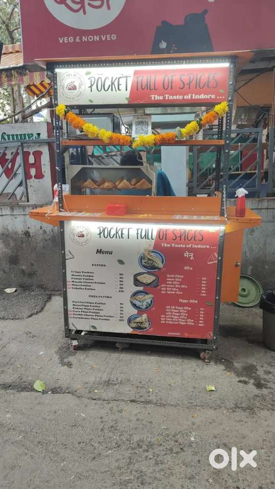 Food Cart New Condition With Oven and Food Warmer