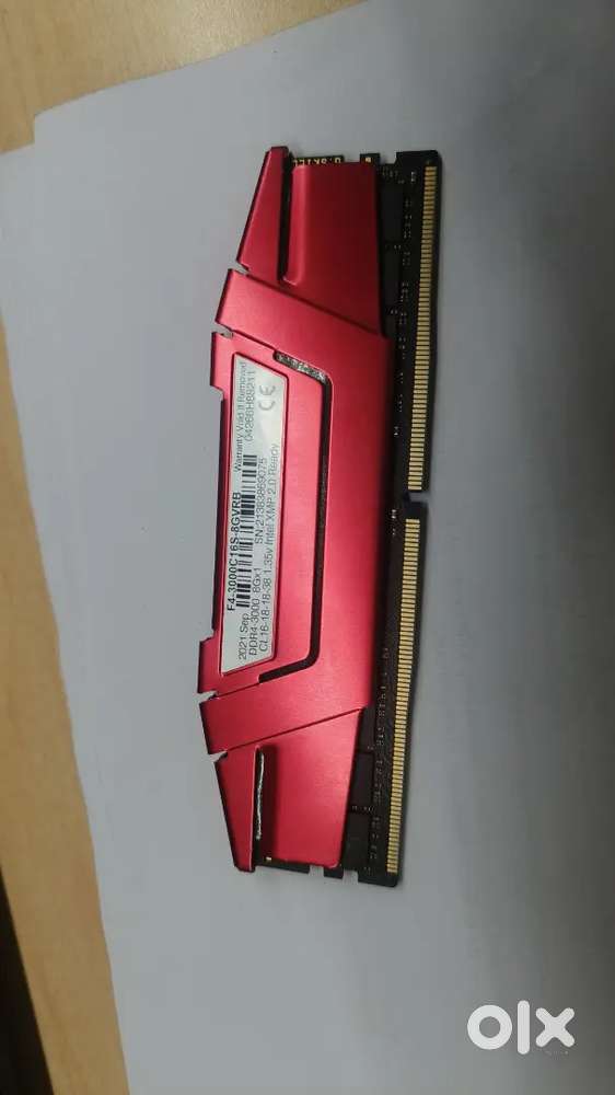 G.SKILL DDR4 8 GB  PC 3000MHz Desktop RAM- Single ram