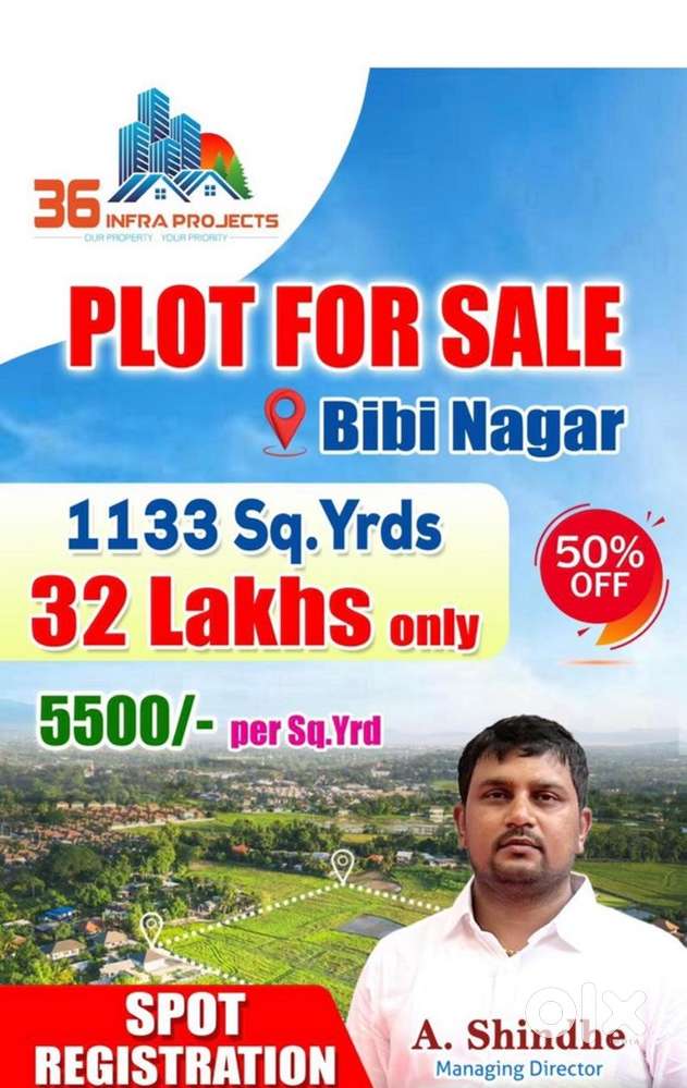 Plot for resale Bibinagar Bhongiri Gp leout