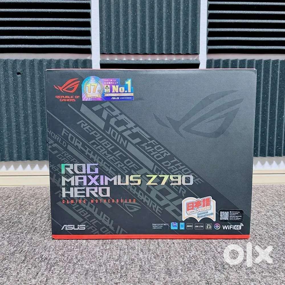 Used Asus Rog Maximus Hero Z790 Gaming Motherboard HDMI PCIe 5.0 DDR5.