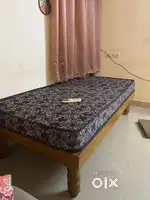 Single bed with ortho mattress