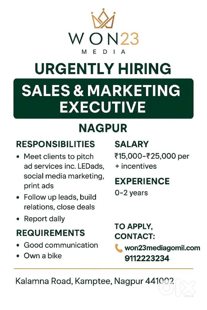 Sales and marketing