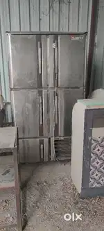 Hotel furniture counter gas sigdi SS table five door fridge