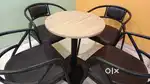 Cafe shop furniture tables and chairs