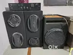 DJ SPEAKER'S WITH HIGH END BASS AND AMPLIFIER