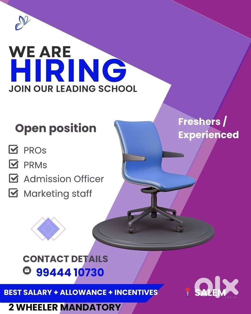 HIRING FOR IMMEDIATE OPENINGS