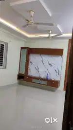 2 bhk flat with full wood work and separate pooja room