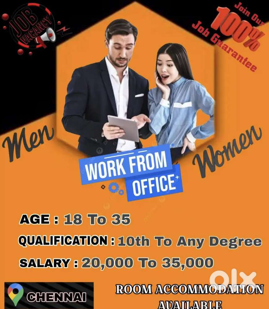 NEW BRANCH OPENING IN CHENNAI WANTED FOR MALE & FEMALE
