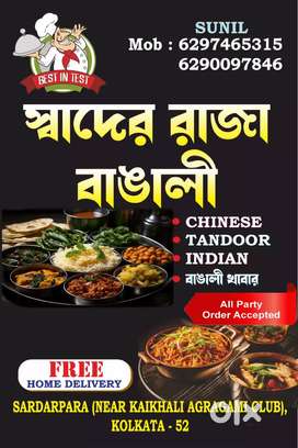 Kathi Roll, chowmin,Rice, expart