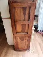2 items: pure wood Cabinet with foldable study table + 2 Study Table