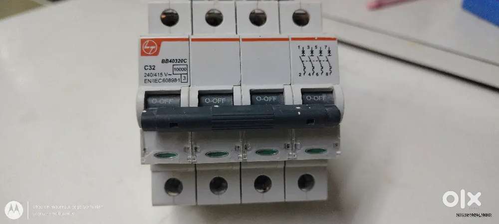 L&T MCB C32 4pole , Caretron C32 4pole