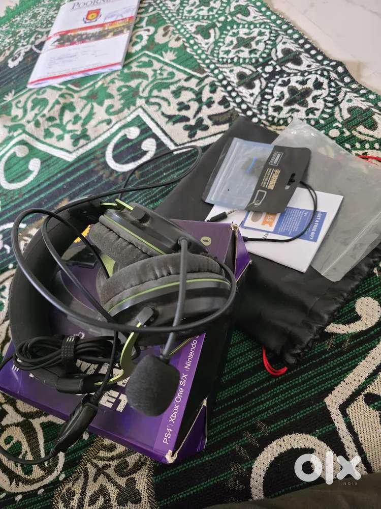 EKSA E900 Stereo Sound Wired Gaming Over Ear Headset Green