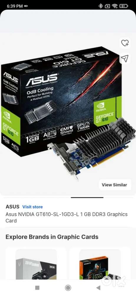Asus 1GB graphic card