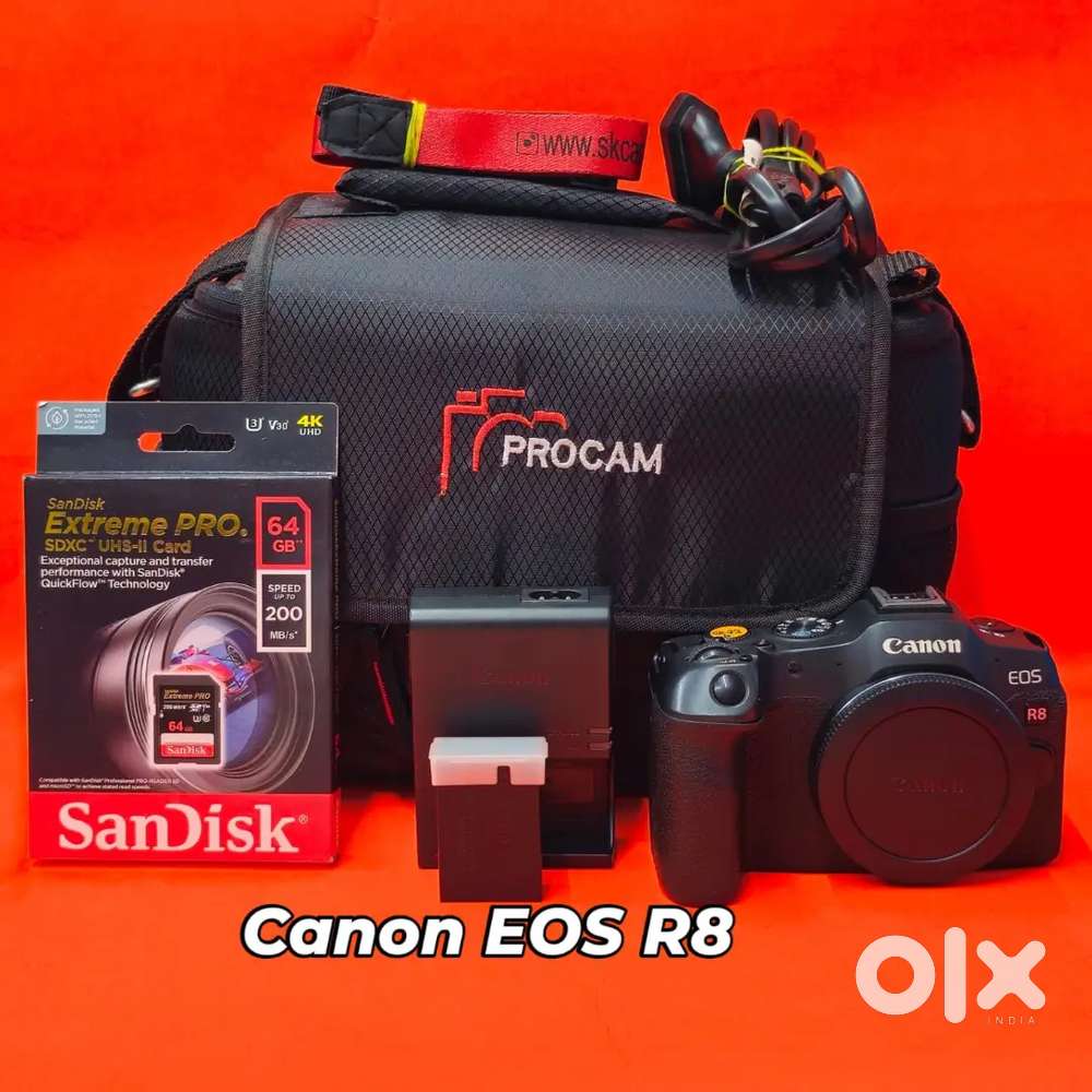 Canon EOS R8 Body Only Professional Full-Frame Mirrorless Camera SK72D