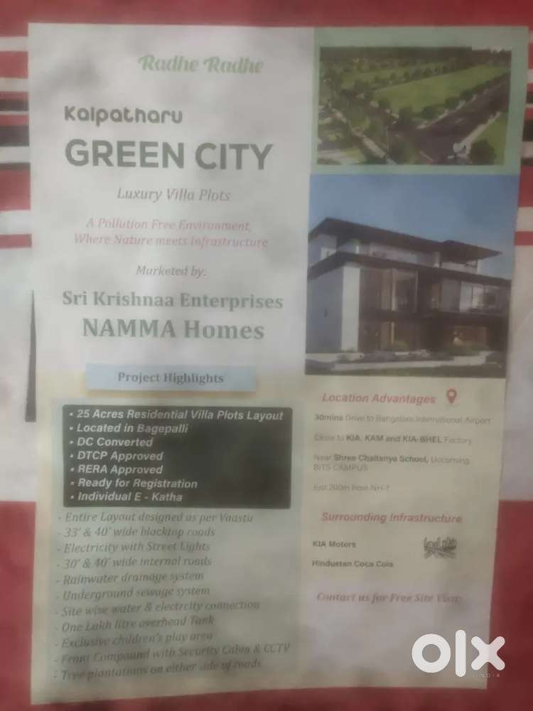 Luxury villa plots plots