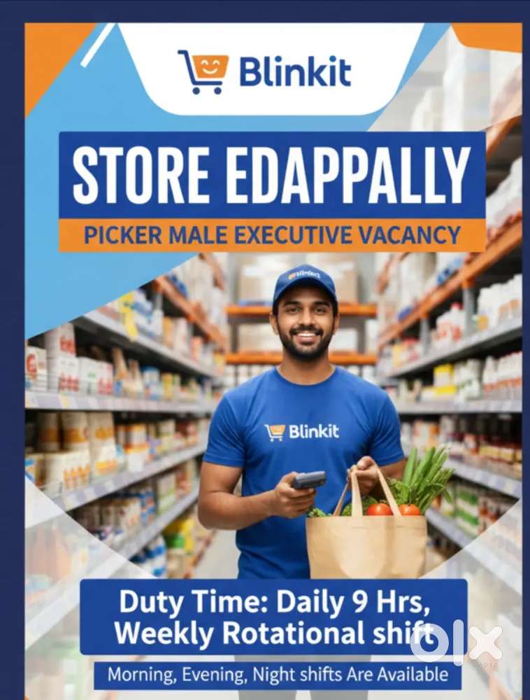 Edappally blinkit picker Vacancy