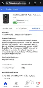 Kent RO brand new