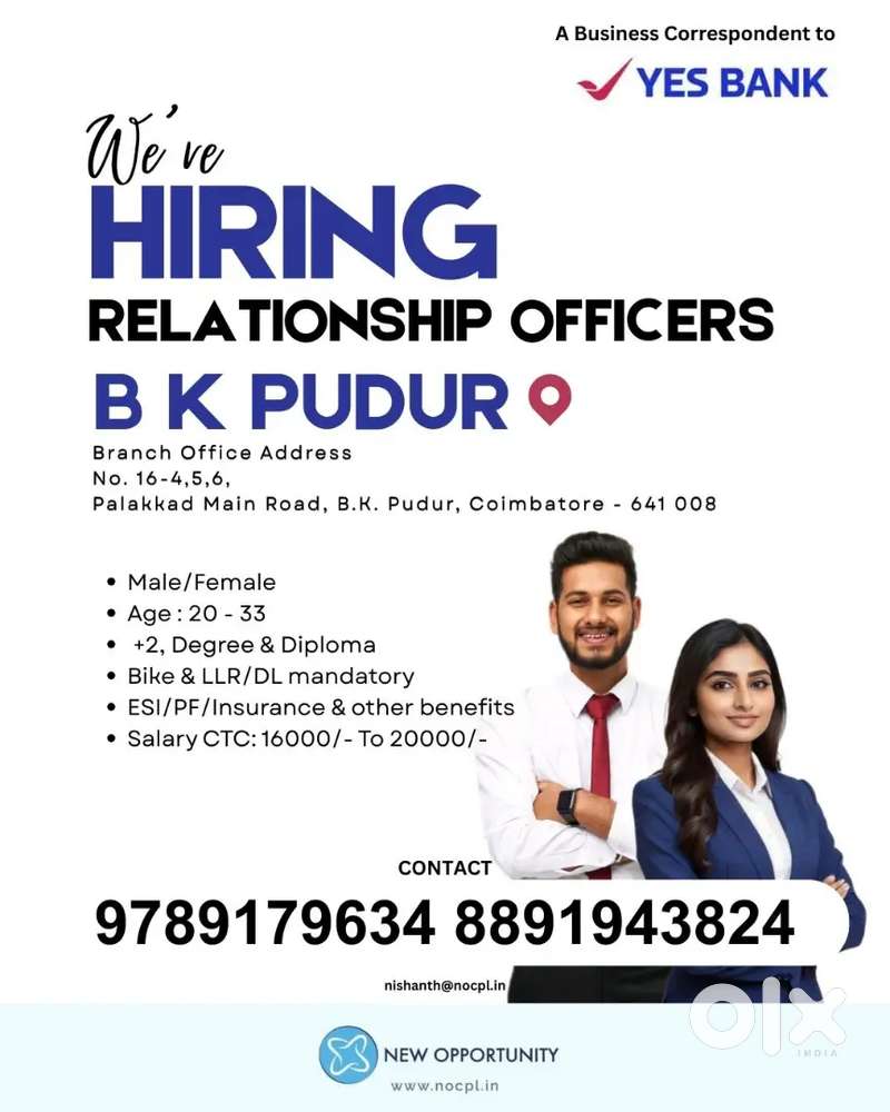 Senior &Relationship officer JLG product in MFIinterested person apply