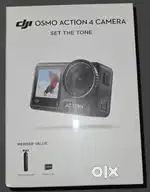 DJI-Osmo Action 4, 4K Camera Bundle with Mini Extension Rod used