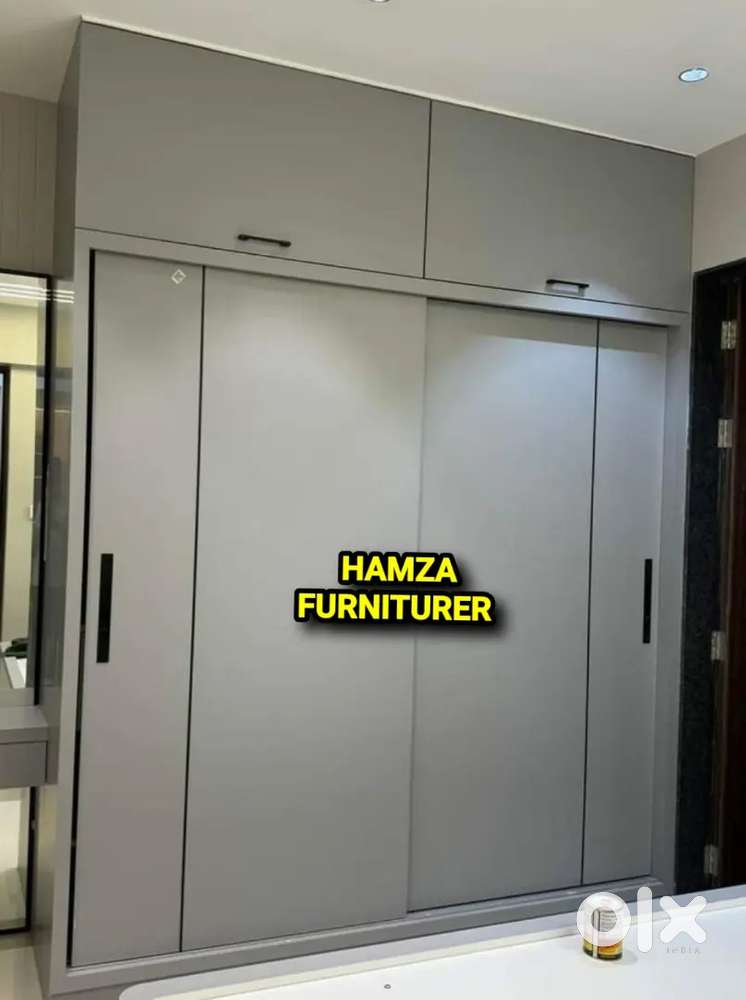 HAMZA FURNITURE New designer stylish look plywood Sliding wardrobe