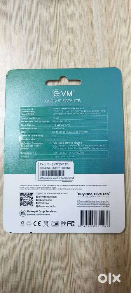 evm 2.5 sata 1tb desktop ssd