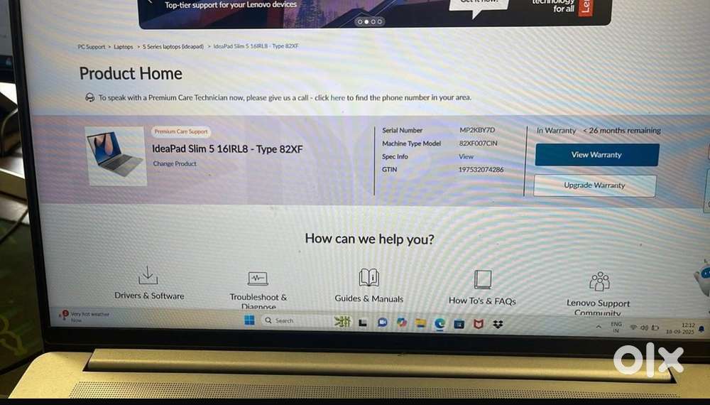 Lenovo  laptop 13th generation intel