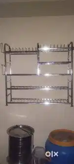 Steel Bartan stand & Cooler