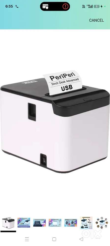 PeriPeri 3inch Desk Advanced 80mm Inkless Receipt Thermal Printer