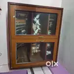 Move Out Sale Wardrobe, Book Shelf, Cane Sofa
