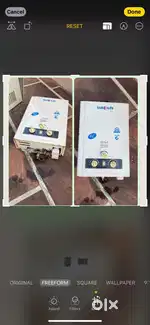 ગેસ ગીજર , ૬ લીટર કેપેસીટી વાળુ ,