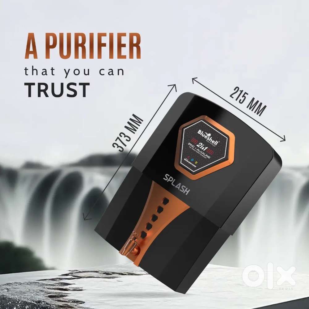 New brand box pack blueshell R.O water purifier with 1y garantee