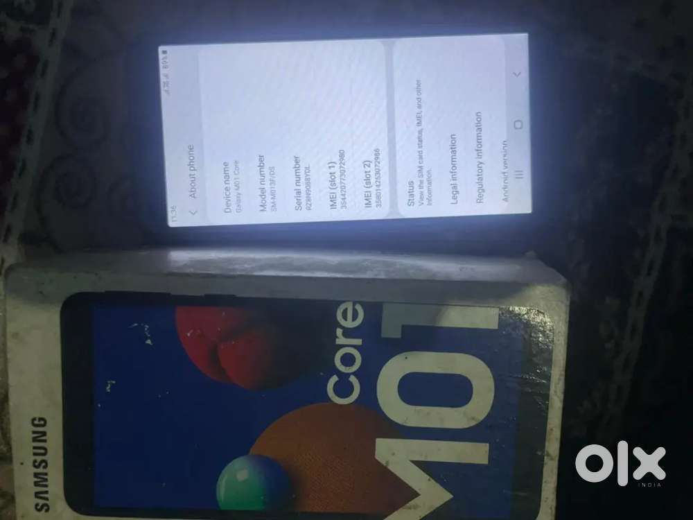 Samsung galaxy M01 core