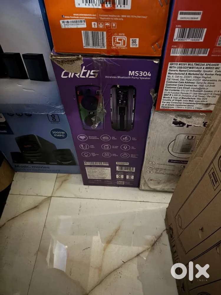 New speaker not unboxed