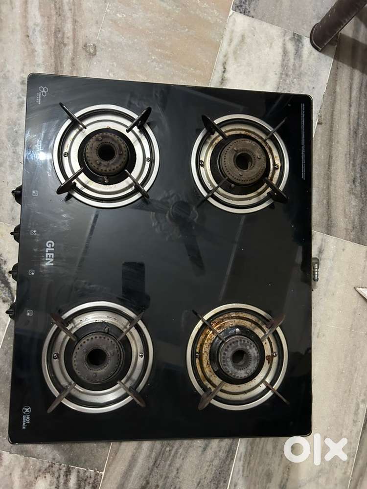Glen Automatic 4 burner gas chulha
