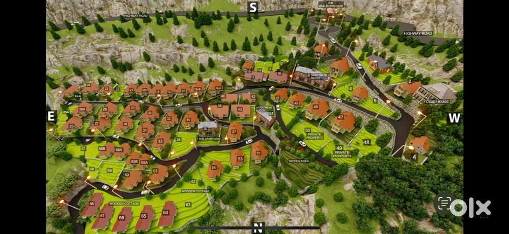 Very prime location plot in mukteshwar