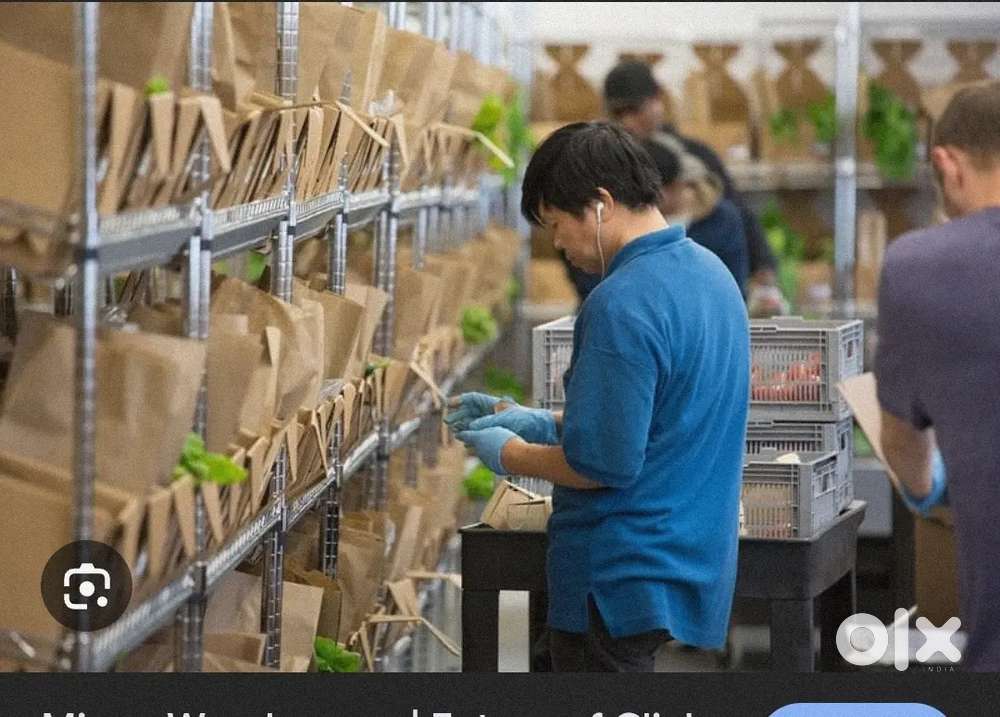 Grocery werehouse packing