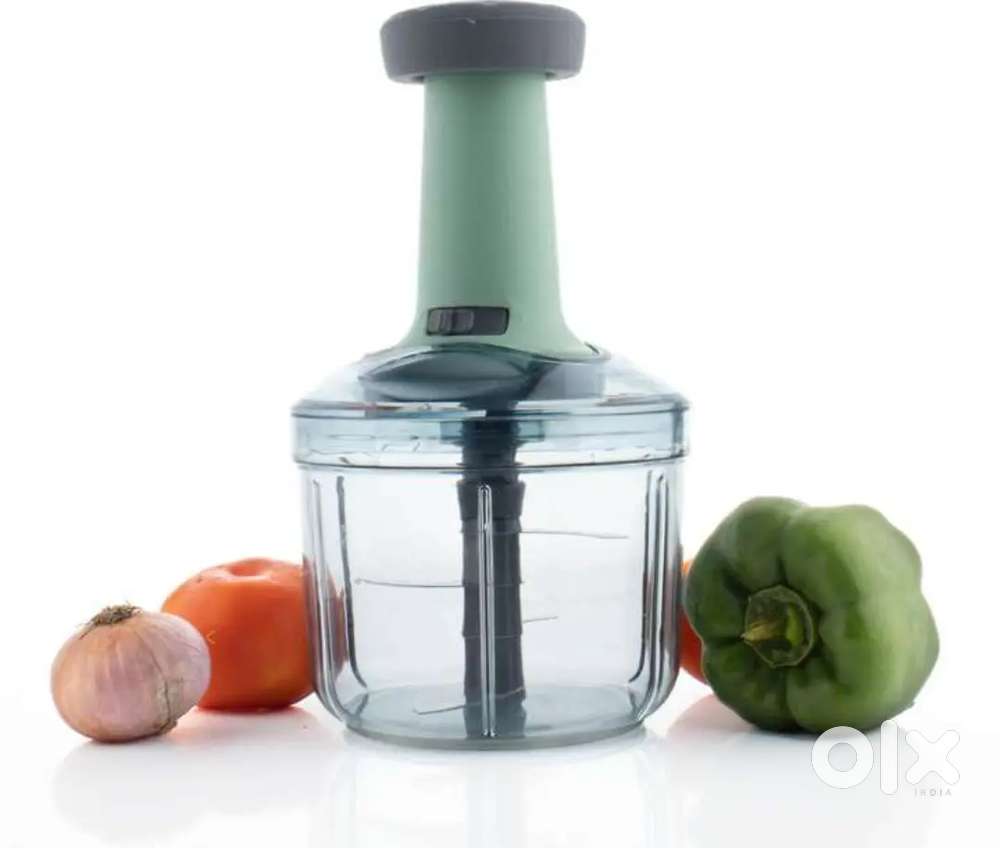 Manual Push Chopper 900ml Steel blade (Push Chopper for Kitchen)