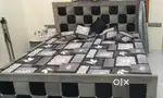 King Size Bed with Mattress (Designer)