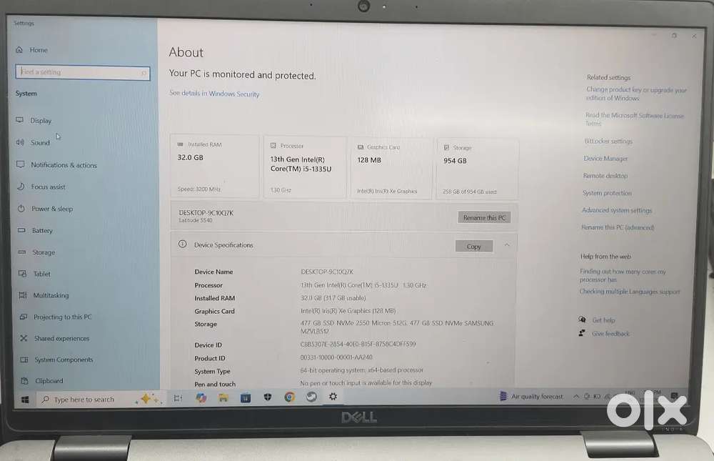 Dell latitude 5540  Excellent condition laptop