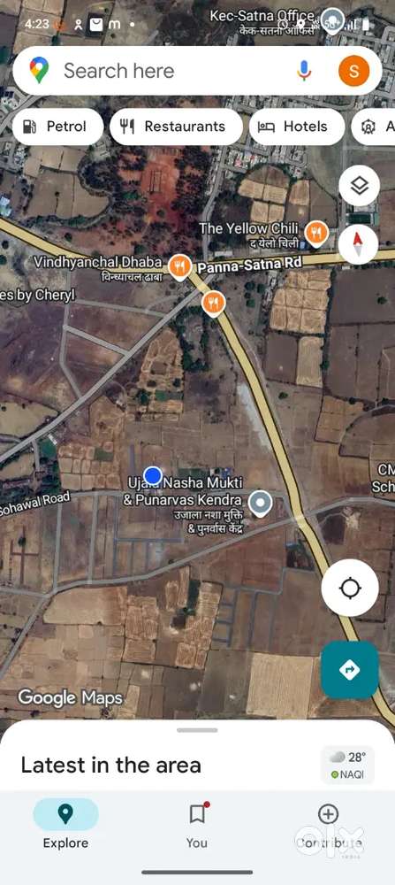 Peptech city say 500 miter rampath gaman road say 300  miter sohawal