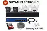 CCTV Setup Available All Companies started prize 7999 with warranty