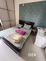 Queen size bed without storage & mattress