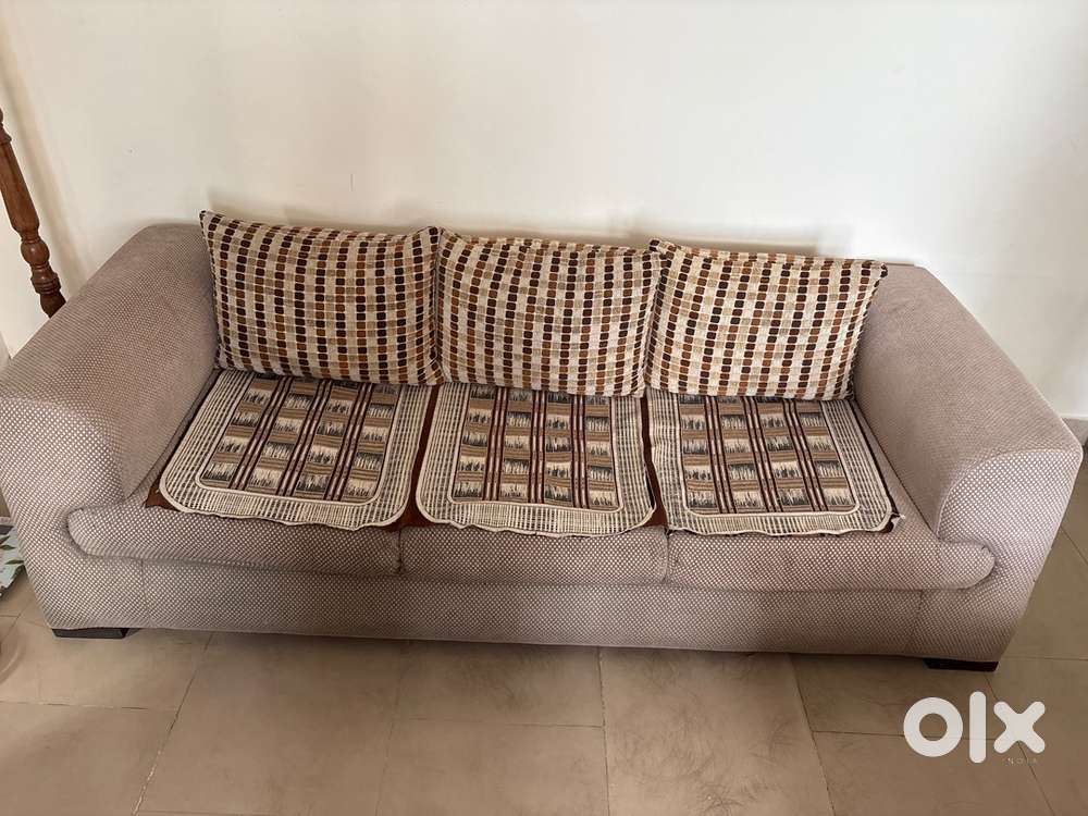 Sofa Set. 3 seater, two pieces. Total 6 seats.
