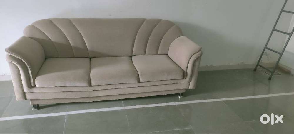 Sofa, beige color, 3 seater, 3 piece.