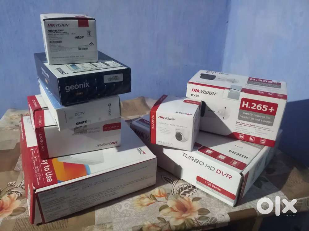 CCTV      DVR, CAMERA, HARD DISK, SMPS