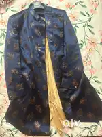 Modish Blue Indo Western