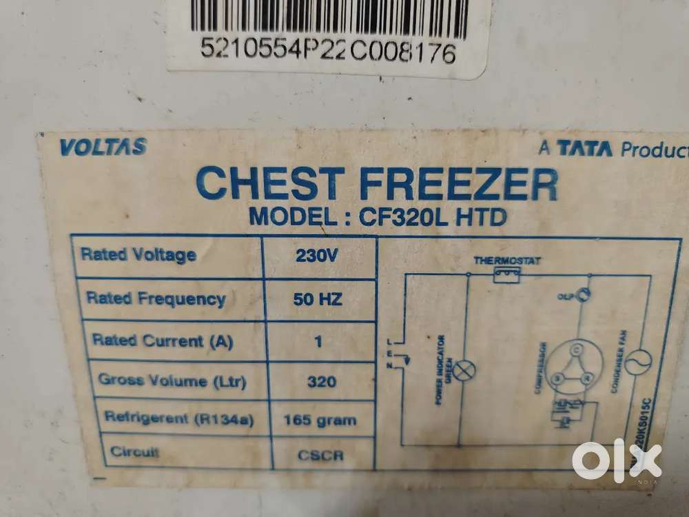 Voltas deep freezer