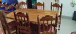 Teak Wood 6 seater Dining Table